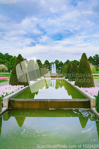 Image of Water cascade in the park