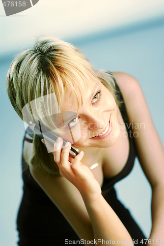 Image of Girl with phone