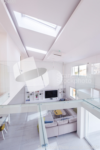 Image of interior of a two level apartment