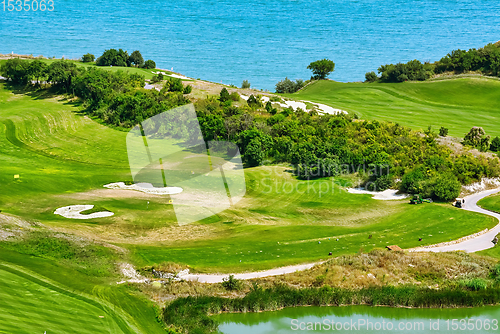 Image of Golf Course on the Sea Shore