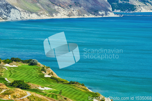 Image of Golf Course on the Sea Shore