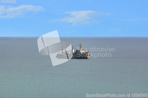 Image of Military Degaussing Ship