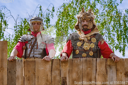 Image of Legionary Posings During the Festival "Revolta"