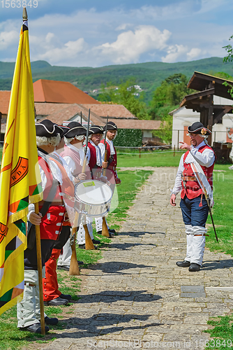 Image of Formation of 18th Century Soldiers