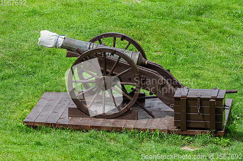 Image of Fortress Cannon in Alba Carolina Citadel