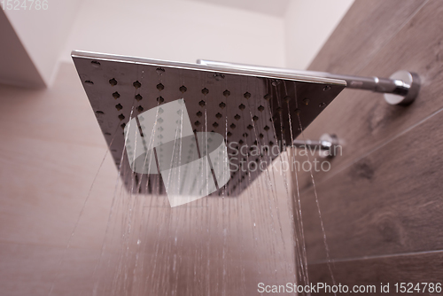 Image of Modern elegant stainless steel shower