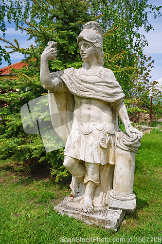 Image of Old Statue of an Roman Hero