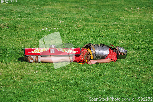 Image of Defeated Roman Legionary