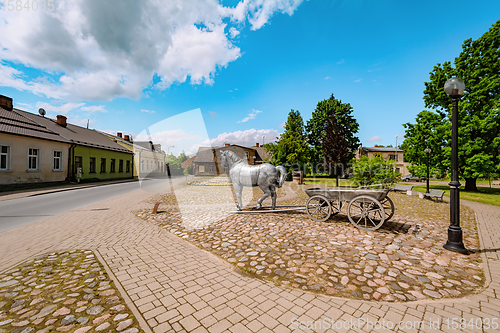 Image of Sculpture "Horse with a carriage"