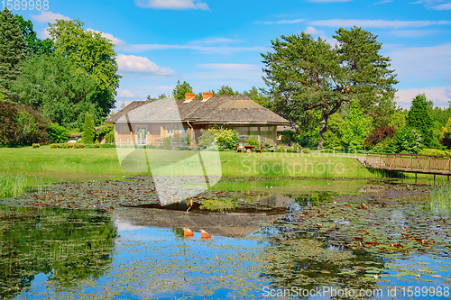 Image of House near the pond