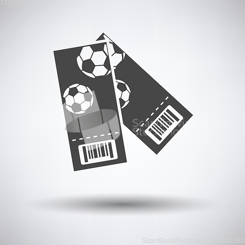 Image of Two football tickets icon