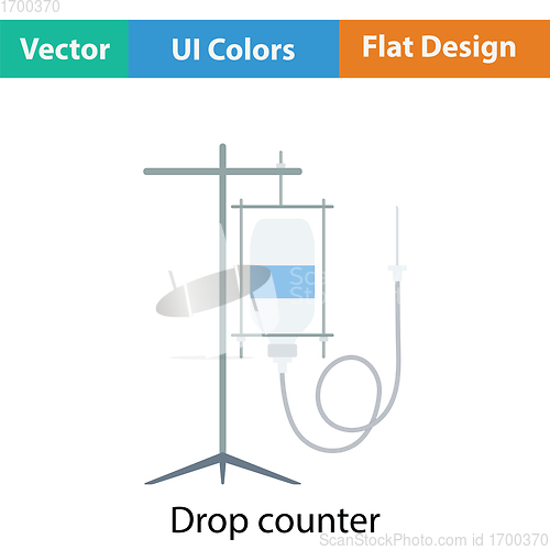 Image of Drop counter icon