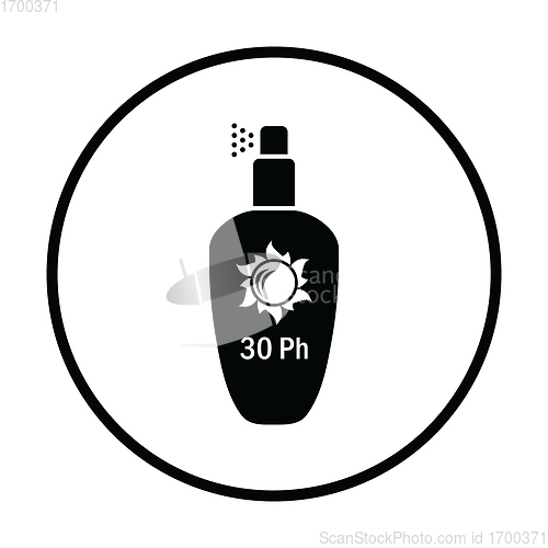 Image of Sun protection spray icon