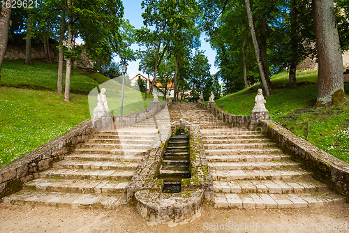 Image of Stairway in the Castle park