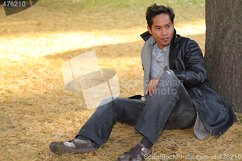 Image of Man in park