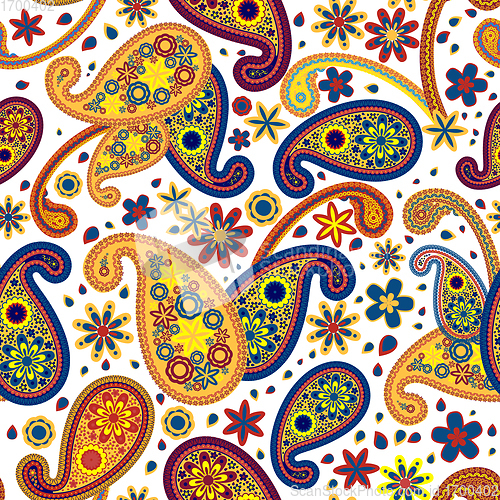 Image of Seamless Paisley Pattern