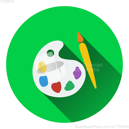 Image of Flat design icon of School palette in ui colors