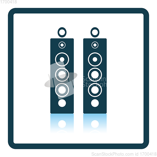 Image of Audio system speakers icon