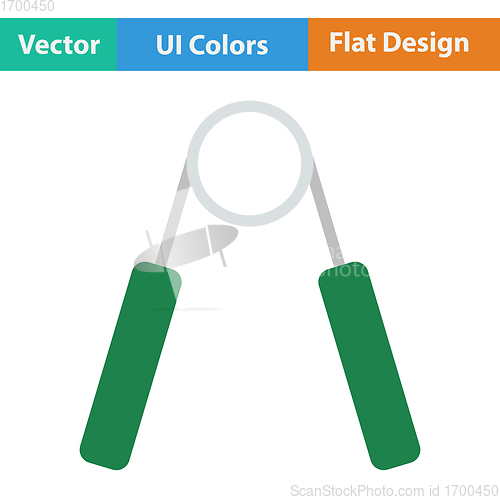 Image of Flat design icon of Hands expander