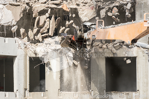 Image of Demolition site of a building