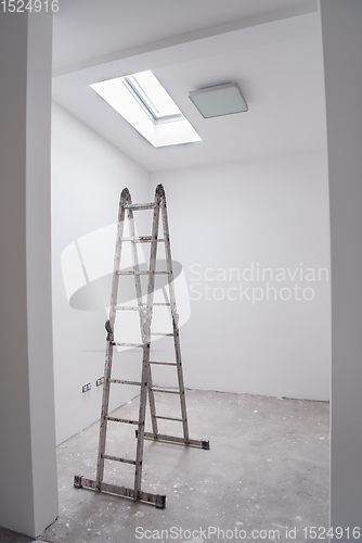 Image of ladder in Interior of apartment