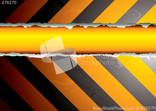 Image of warning tear