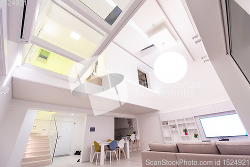 Image of interior of a two level apartment