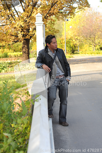 Image of Man in park