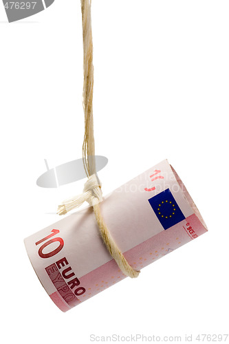 Image of Dangling Euro dollar