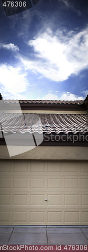 Image of exterior house with blue sky