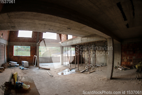 Image of interior of construction site