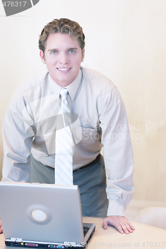 Image of Businessman smiling