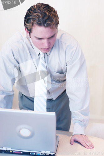 Image of businessman thinking