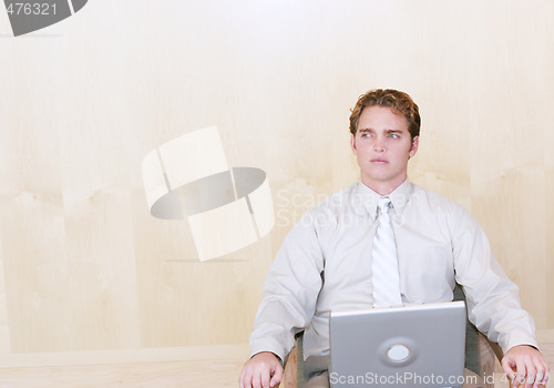 Image of Businessman thinking