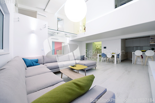 Image of interior of a two level apartment