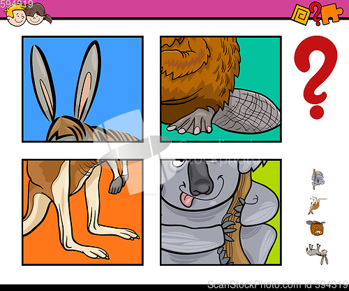 Image of activity game with animals