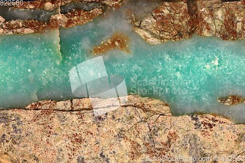Image of chrysoprase mineral texture