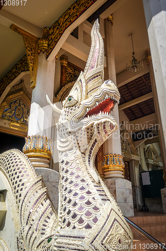 Image of Statue in Wat Chomphu temple, Chiang Mai, Thailand