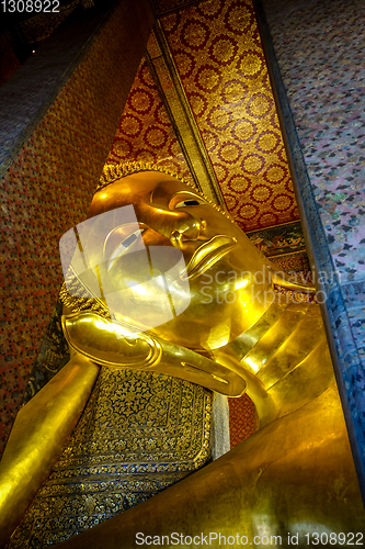 Image of Reclining Buddha in Wat Pho, Bangkok, Thailand