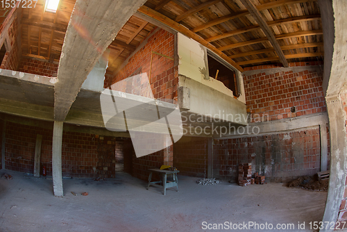 Image of interior of construction site