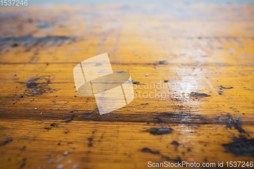 Image of yellow wood background