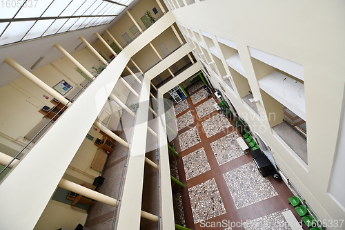 Image of university lobby