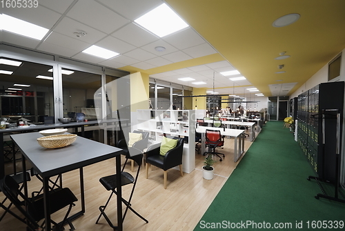 Image of empty  startup office interior