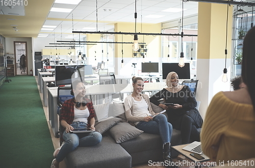 Image of team meeting and brainstorming
