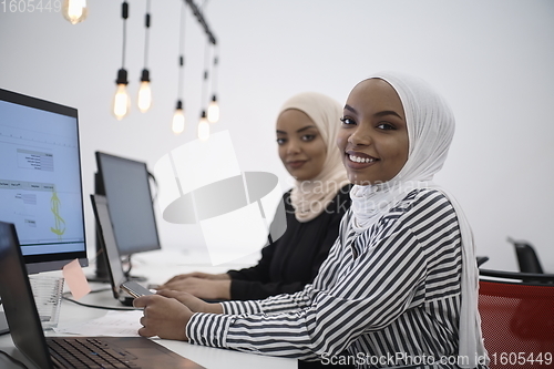 Image of African businesswoman in office