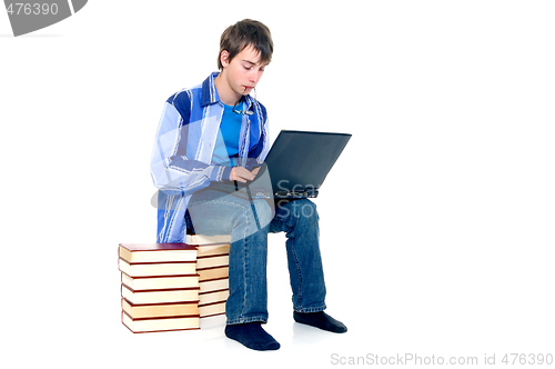 Image of Teenager schoolboy