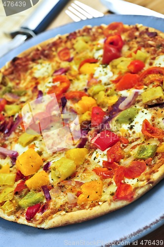 Image of Vegetarian pizza