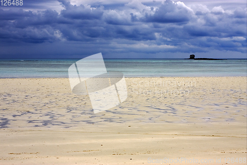 Image of madagascar mountain  sand  in indian ocean 