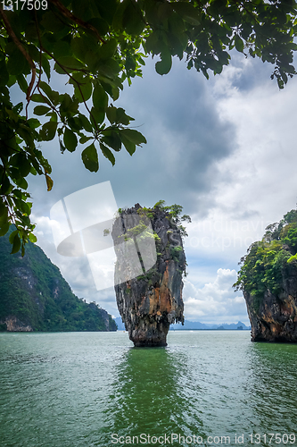 Image of Ko tapu island in Phang Nga Bay, Thailand