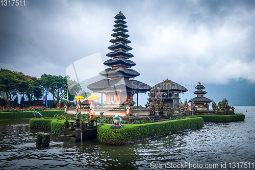 Image of Pura Ulun Danu Bratan temple, bedugul, Bali, Indonesia